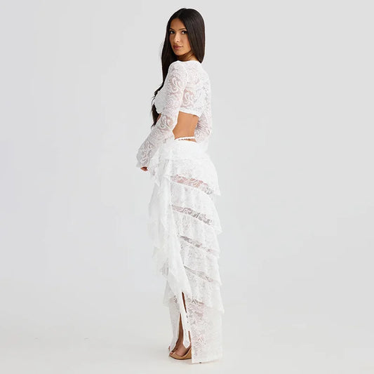 חליפת אופנה - תחרה